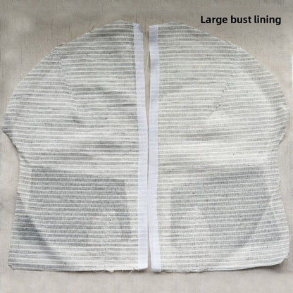 3922★ Forro de pecho, almohadilla de pecho, forro de tela de parche de algodón de pecho, abrigo de traje, forro de carbono negro, forro de cáñamo, forro de pecho, forro de accesorios de ropa