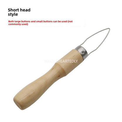 1037★  Clothing factory quick button tool, button tool, button tool, button threader DIY tool