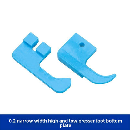 1679★  Sewing machine computer flat car universal new 0.2 narrow high and low pressure foot Teflon material wear-resistant and anti-cardboard cloth