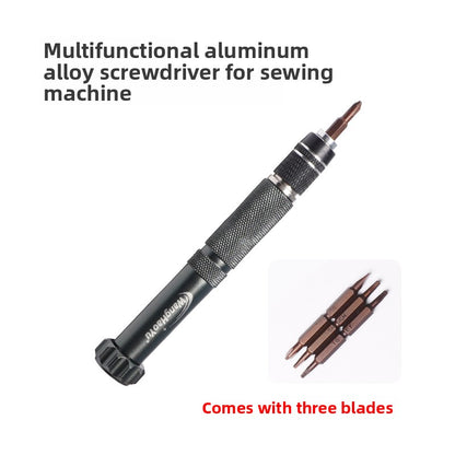 1544★  Electronic wire clamp special multi-functional aluminum alloy screwdriver finishing S2 machine repair tool sewing machine accessories