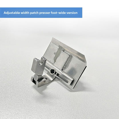 1450★  Computer flat car S10A adjustable sticker pressing foot Lockstitch sewing machine webbing strip collar pressing strip rubber band lace guide belt pressing foot