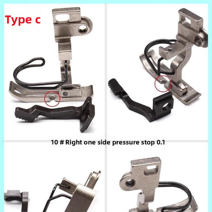 1554★  Sewing machine accessories 5490 synchronous car pressing foot, zipper stop tooth pleating, pressing placket, curling edge up and down differential times
