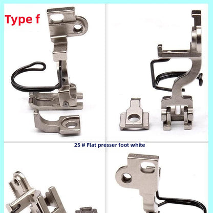 1554★  Sewing machine accessories 5490 synchronous car pressing foot, zipper stop tooth pleating, pressing placket, curling edge up and down differential times
