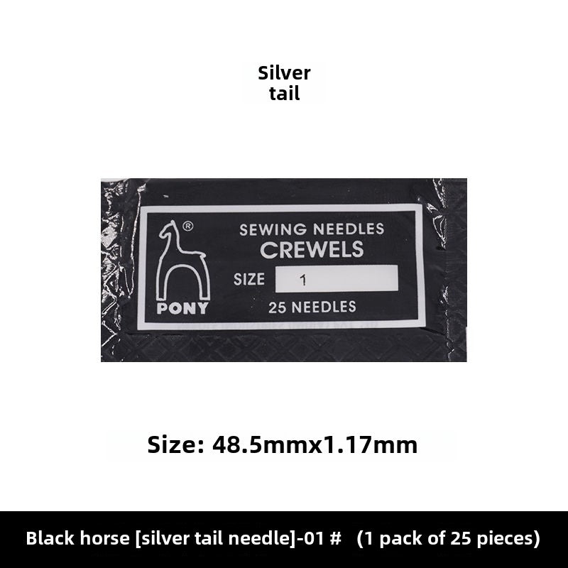 1514★  Indian genuine PONY horse brand deer brand golden tail embroidery needle hand stitch embroidery needle sewing 25 pieces/bag