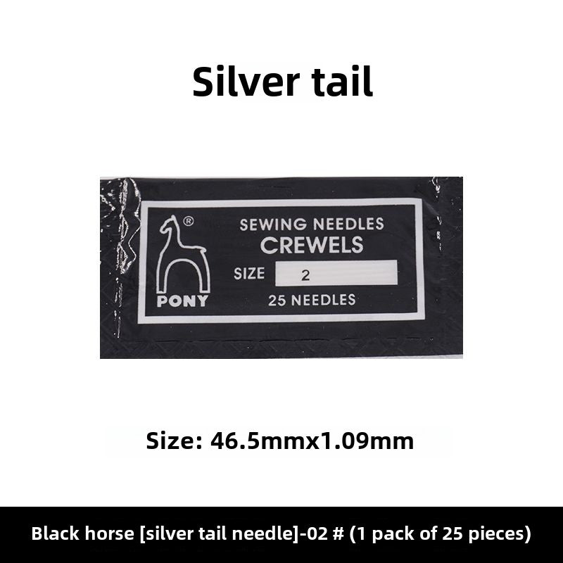1514★  Indian genuine PONY horse brand deer brand golden tail embroidery needle hand stitch embroidery needle sewing 25 pieces/bag
