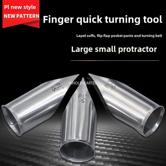 1046★  PL new finger lapel corner device Garment factory quick lapel collar anti-lining mouth anti-pocket anti-belt corner turning tool