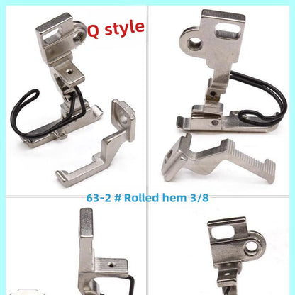 1554★  Sewing machine accessories 5490 synchronous car pressing foot, zipper stop tooth pleating, pressing placket, curling edge up and down differential times