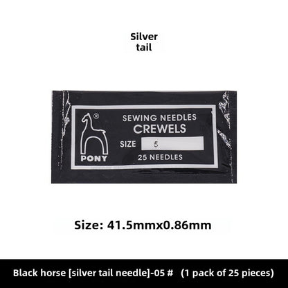 1514★  Indian genuine PONY horse brand deer brand golden tail embroidery needle hand stitch embroidery needle sewing 25 pieces/bag
