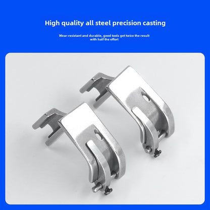 1072★  New F99B narrow upper and rear collar presser foot crimping hemming multifunctional presser foot thin and thick universal sewing machine accessories