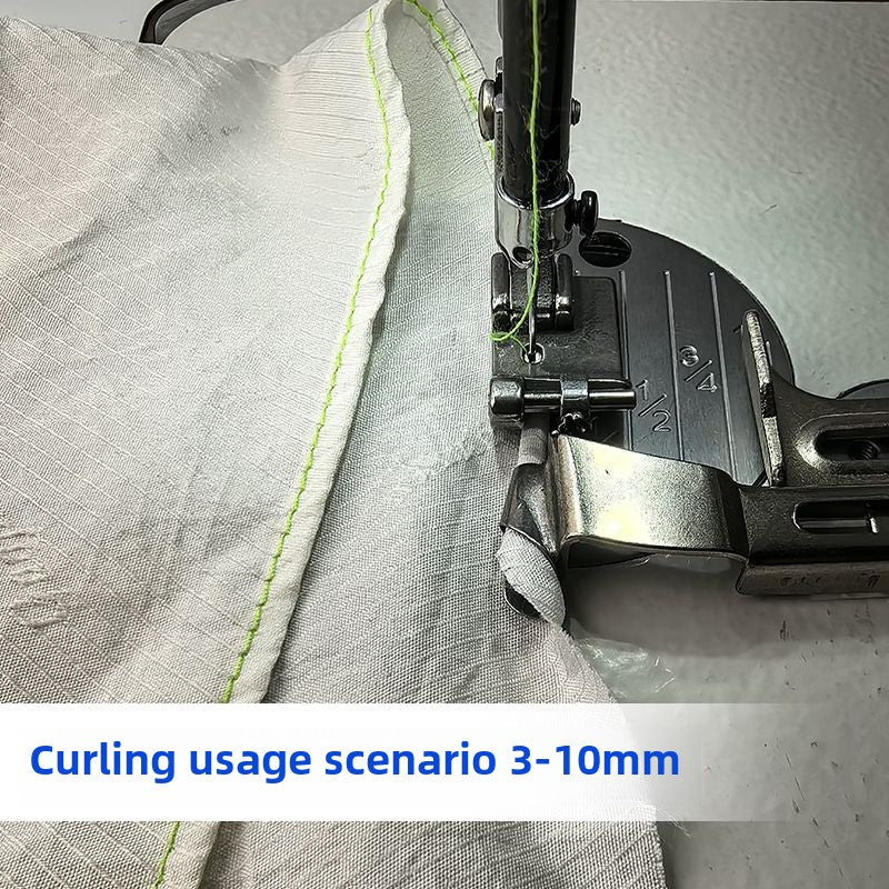 1072★  New F99B narrow upper and rear collar presser foot crimping hemming multifunctional presser foot thin and thick universal sewing machine accessories