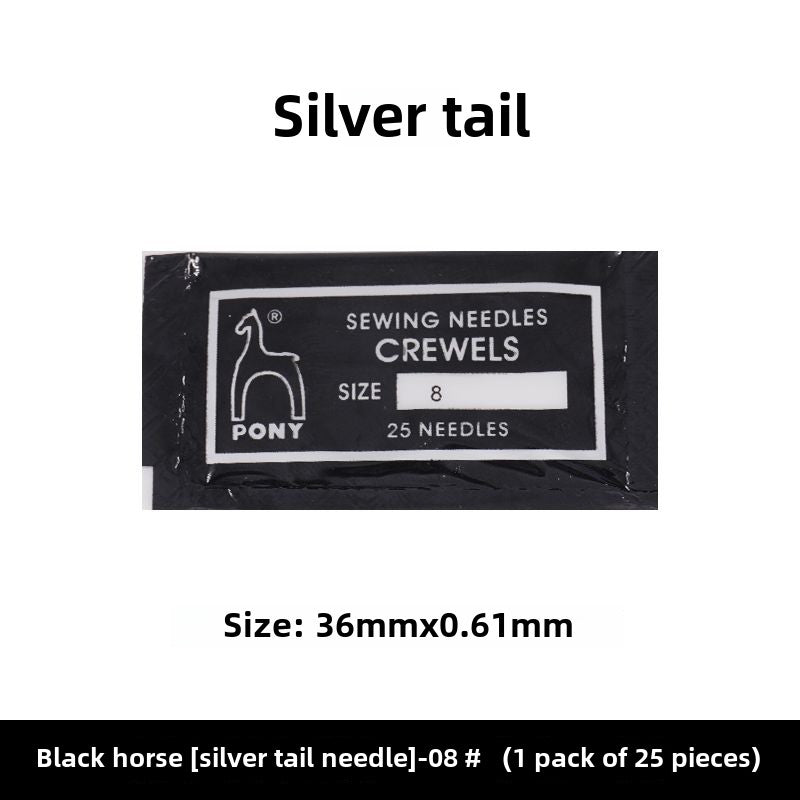 1514★  Indian genuine PONY horse brand deer brand golden tail embroidery needle hand stitch embroidery needle sewing 25 pieces/bag