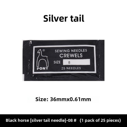 1514★  Indian genuine PONY horse brand deer brand golden tail embroidery needle hand stitch embroidery needle sewing 25 pieces/bag