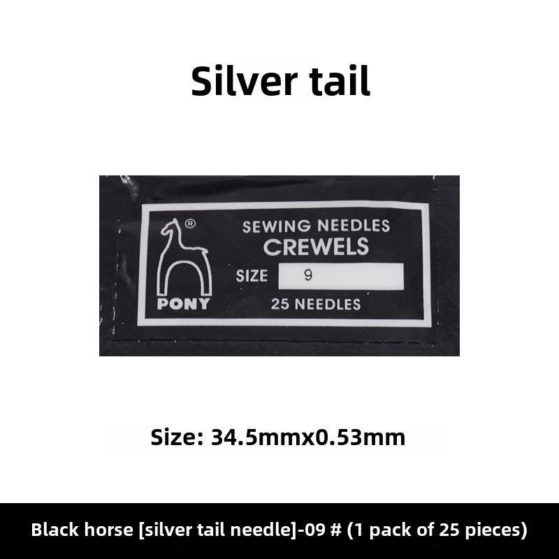 1514★  Indian genuine PONY horse brand deer brand golden tail embroidery needle hand stitch embroidery needle sewing 25 pieces/bag