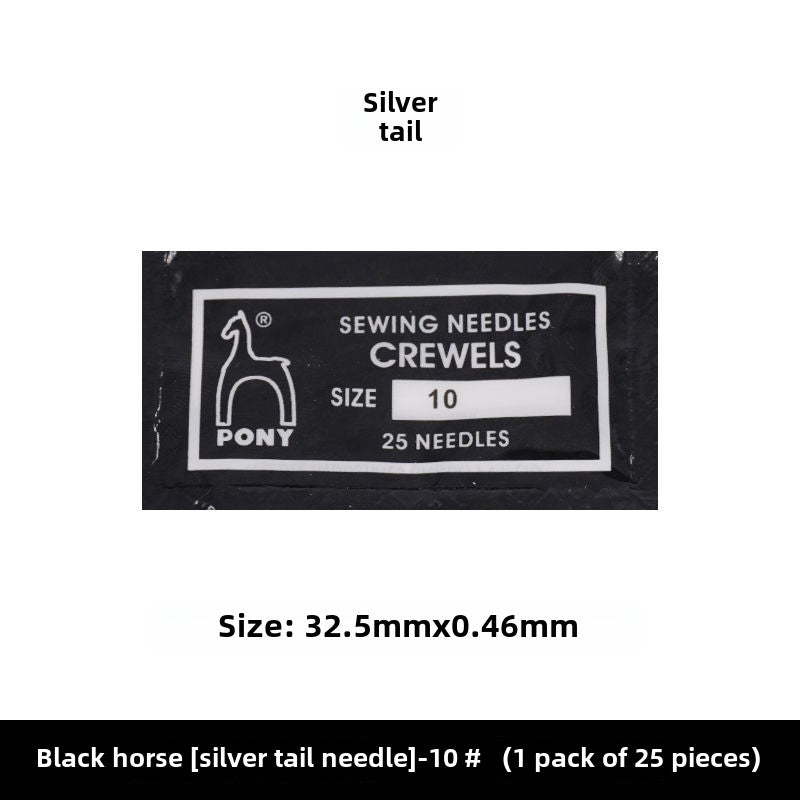 1514★  Indian genuine PONY horse brand deer brand golden tail embroidery needle hand stitch embroidery needle sewing 25 pieces/bag