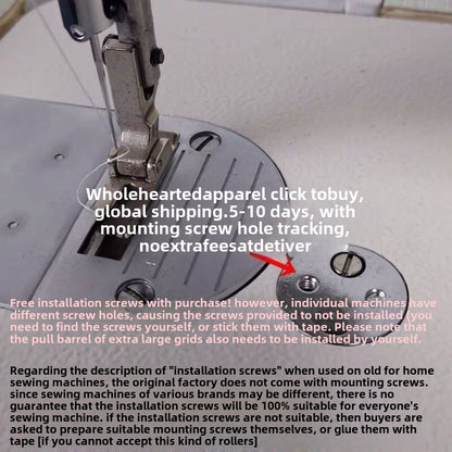 1523★  Sewing machine edge grip A11 pull drum edge curler edge curling tool edge pull drum hem pull tube jerk off