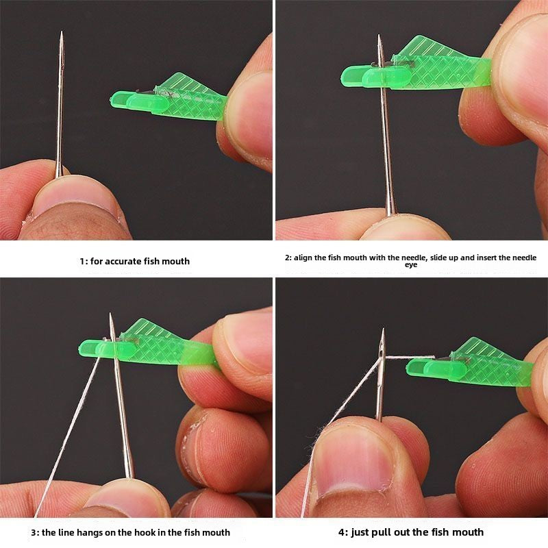 1030★  Sewing machine needle threading artifact for the elderly, dazzling universal needle recognition artifact for household and industrial pedal, small fish threading device, automatic