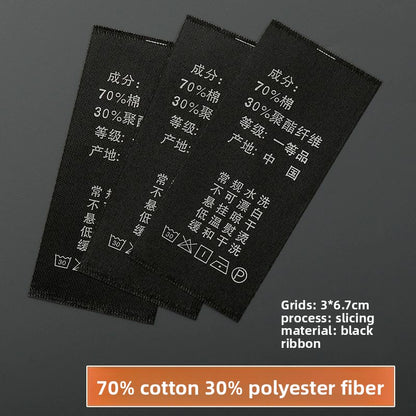 3224★  Washing label Spot washing water mark Customized clothing washing mark Ingredient mark Trademark printing Washing label Customized free shipping