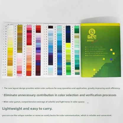 3116  GCC international textile industry standard zipper color card 480 color card sample color matching clothing reference standard color card