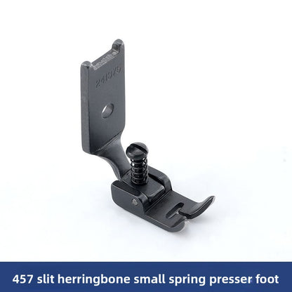 1623★  All-steel herringbone car elastic silk presser foot opening flat mouth presser foot large medium small presser foot sewing machine accessories