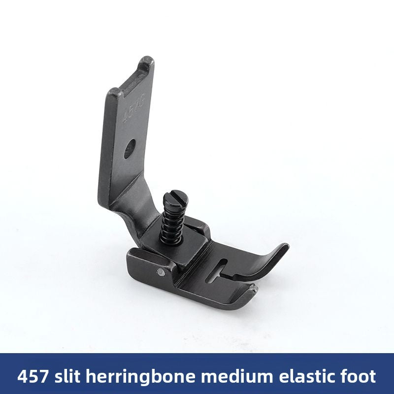 1623★  All-steel herringbone car elastic silk presser foot opening flat mouth presser foot large medium small presser foot sewing machine accessories