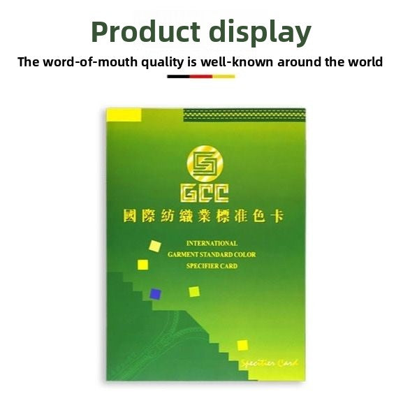 3116  GCC international textile industry standard zipper color card 480 color card sample color matching clothing reference standard color card
