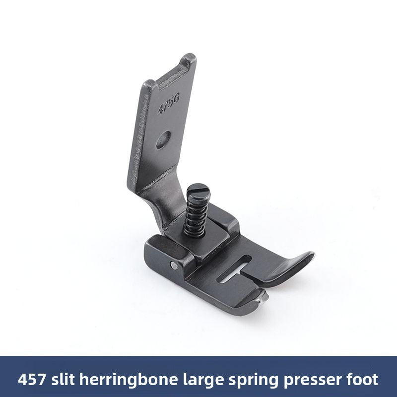 1623★  All-steel herringbone car elastic silk presser foot opening flat mouth presser foot large medium small presser foot sewing machine accessories