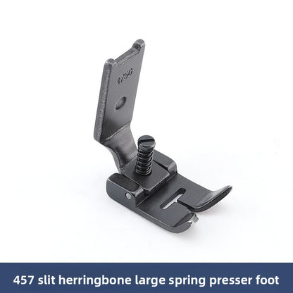 1623★  All-steel herringbone car elastic silk presser foot opening flat mouth presser foot large medium small presser foot sewing machine accessories