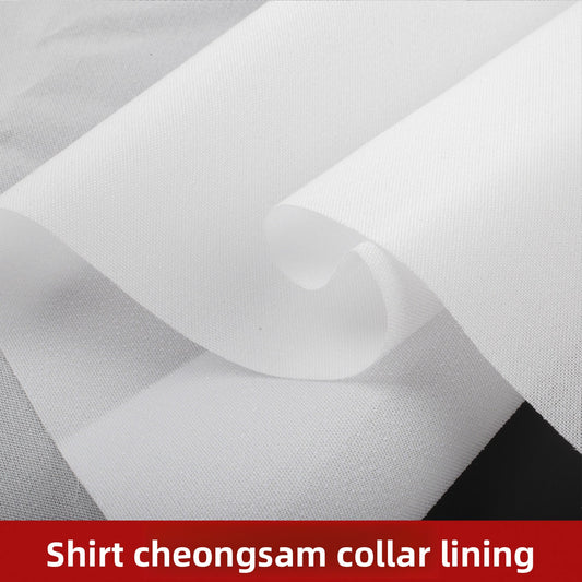 3916 Entretela adhesiva para cuello de camisa cheongsam, forro de resina, cuello alto ligeramente rígido, estilo de ropa china, forro de cuello, accesorios de ropa
