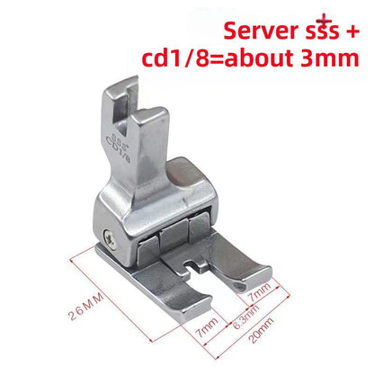 1415★  Computer flat car all-steel left and right universal high and low presser foot industrial sewing machine rib stop pressing line tangential presser foot