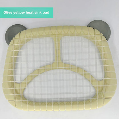1331★  Summer seat cushion breathable clothing factory employee seat cushion grid plastic chair cushion, stool chair heat dissipation summer butt