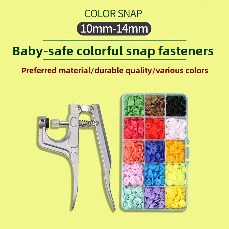 3412★  Button buttons Raincoat hidden buttons Plastic four-in-one buttons Children's overalls Pants Mother buttons Clothes Children's women's snap buttons