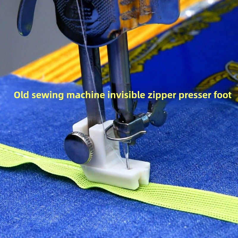 1524★  Butterfly, trapeze, household, vintage, foot pedal, sewing machine, accessories, plastic invisible zipper presser foot