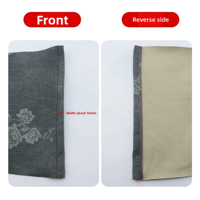 1622★  New Quick Fold Pocket Pull Tube Sewing Pocket Fold Edge Pull Tube Computer Flat Car Double Needle Car Sewing Accessories