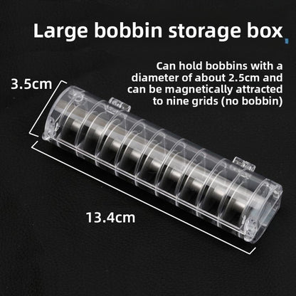 1565★  Computer flat car sewing machine shuttle core magnet storage box Jack A3A4 Zhongjie Fushan brothers plastic lock cylinder wire core