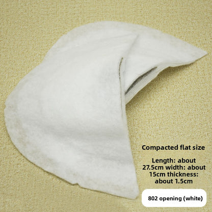 3927★ Ropa Hombreras Almohadillas de algodón ultrafinas Hombreras Artefacto Forro de hombro de algodón perforado con aguja Traje Hombreras finas Manga Jaula Algodón