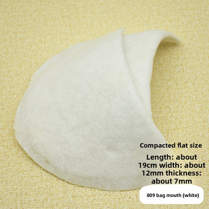 3927★ Ropa Hombreras Almohadillas de algodón ultrafinas Hombreras Artefacto Forro de hombro de algodón perforado con aguja Traje Hombreras finas Manga Jaula Algodón