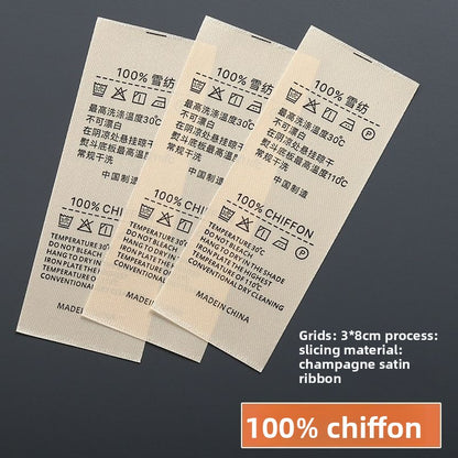 3224★  Washing label Spot washing water mark Customized clothing washing mark Ingredient mark Trademark printing Washing label Customized free shipping