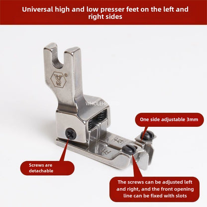 1060★  Computer flat car universal new adjustable left and right high and low stops, presser foot rib positioning, multi-purpose pressing thread sewing
