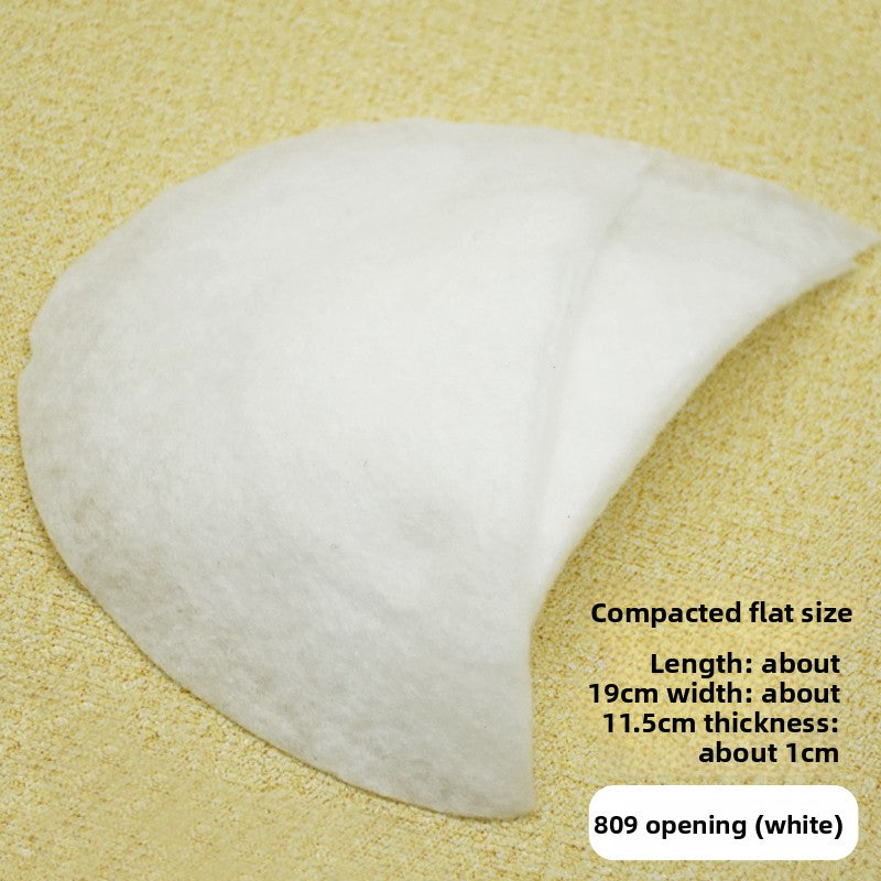 3927★ Ropa Hombreras Almohadillas de algodón ultrafinas Hombreras Artefacto Forro de hombro de algodón perforado con aguja Traje Hombreras finas Manga Jaula Algodón