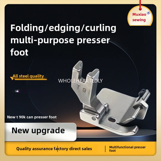 1028★  Flat car T 90,000 can presser foot shirt access control curtain, hemming, hemming multi-purpose presser foot sewing machine accessories