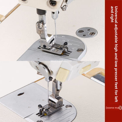 1060★  Computer flat car universal new adjustable left and right high and low stops, presser foot rib positioning, multi-purpose pressing thread sewing