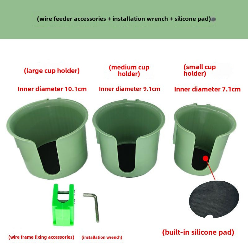1380★  (make a home for your water cup) The new sewing machine water cup holder is installed without punching holes, which does not hinder ABS thickening