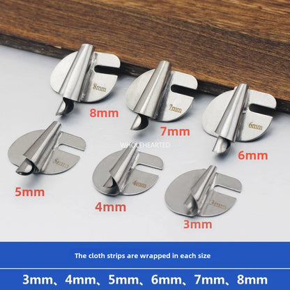 1074★Household vintage sewing machine, universal computer flatbed, spiral rolling edge maker for handmade towel rolling edge pull tube