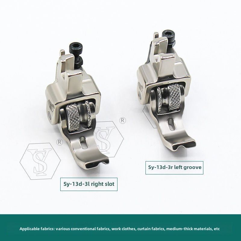 1094★  [New] Boutique all-steel roller with embedded rope presser foot Flat car with slot embedded rope tooth strip presser foot