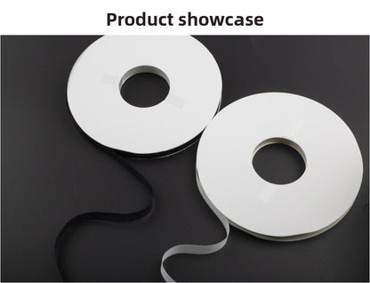 3917 Tira de forro de seda oblicua de un solo lado de 1 cm de ancho para ropa, tira de inserción de sarga, escote microelástico, anillo de manga, tira de forro adhesiva antideformación