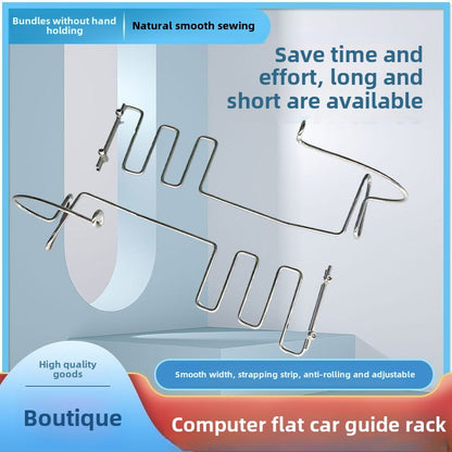 1417★  Flat car guide frame strap positioning width adjustable free hand support sewing machine accessories computer flat sewing machine