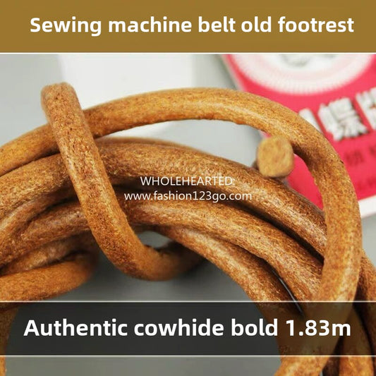 1089★  Sewing machine belt Vintage sewing machine belt Butterfly fly pedal Home sewing machine belt Cowhide belt