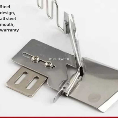 1071★  Sewing machine universal hemming device, household pull tube double-pack four-fold mouth, curved mouth, new curved mouth