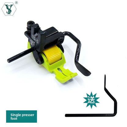 1592★  New Teflon T5-S multi-purpose five-in-one computer flat car left and right rib pressing roller pressing foot