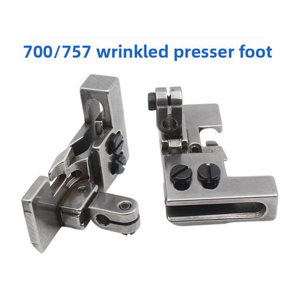 1541★  Discounted wrinkle presser foot, four-wire and five-wire edge locking machine, discounted wrinkle presser foot, double-layer sewing machine accessories